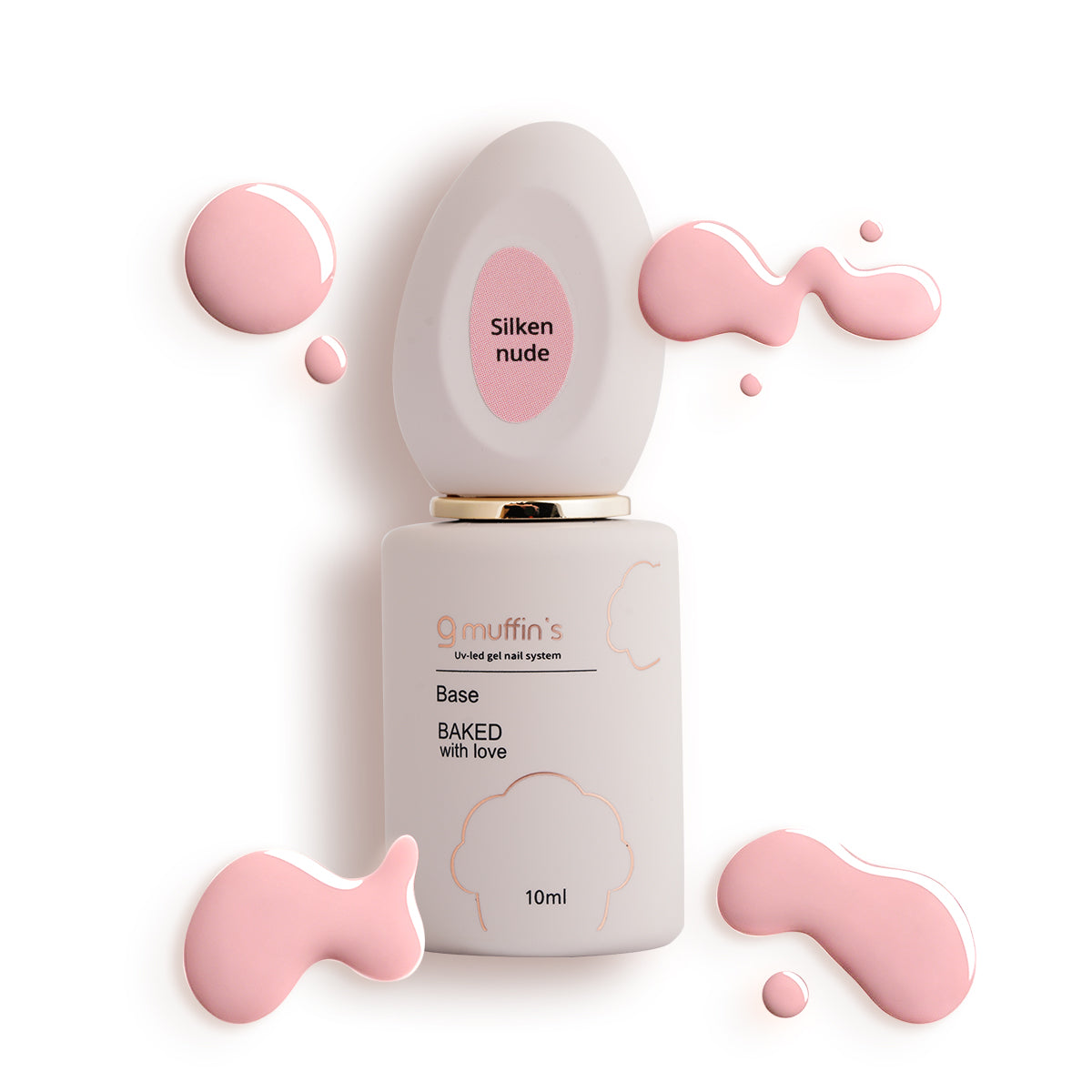 Baza Cover - Silken Nude, 10 ml , 9Muffin's